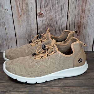 Spenco Footwear Chelsea Mesh Orthotic Slip On Bungee Sneaker Women's 9 B Taupe